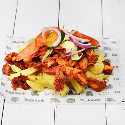 Chicken Kebab & Chips